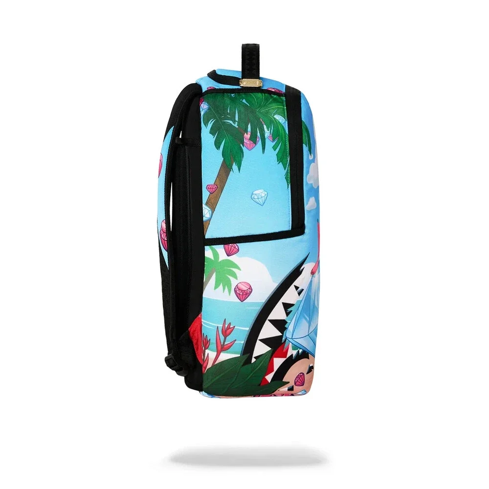Sprayground Pink Panther Big OL’ Diamond Backpack Unisex Blue Outdoor Bag SPR315